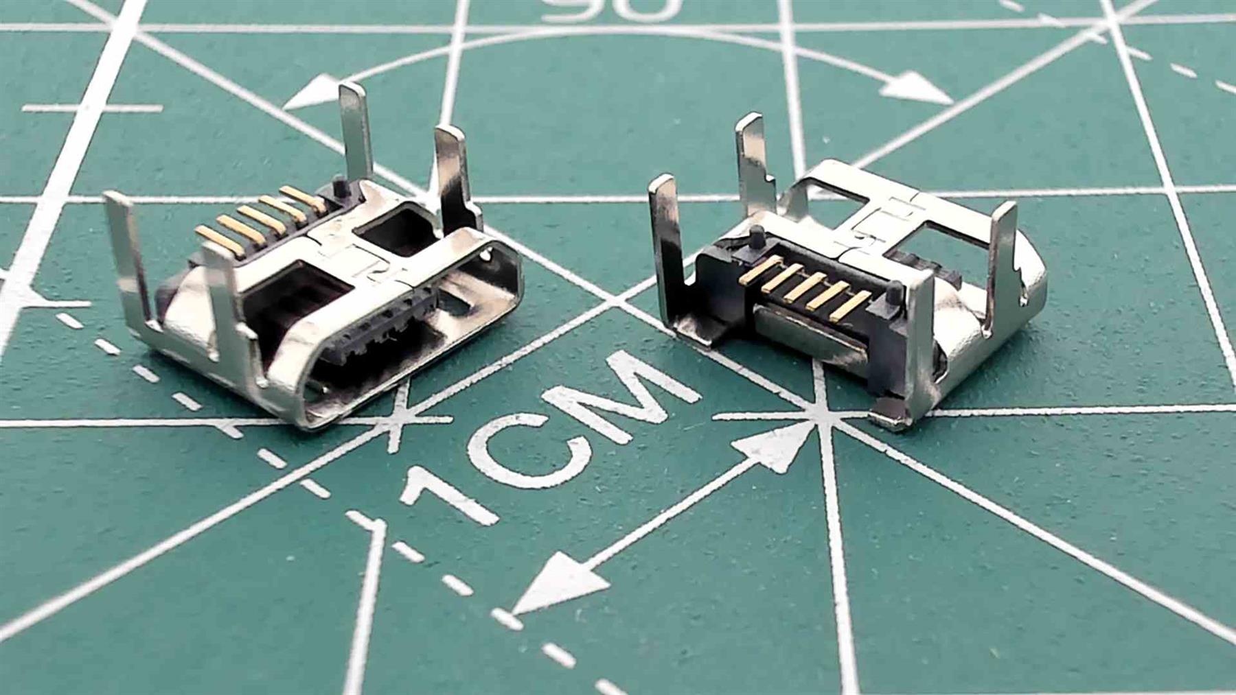 Micro USB Female Connector for PCB Soldering S7481