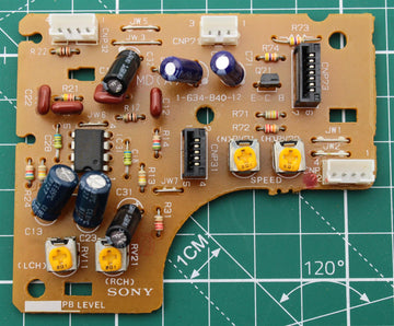 Sony 1-634-840-12 – MD(A) PCB Board for Cassette Deck Play Only