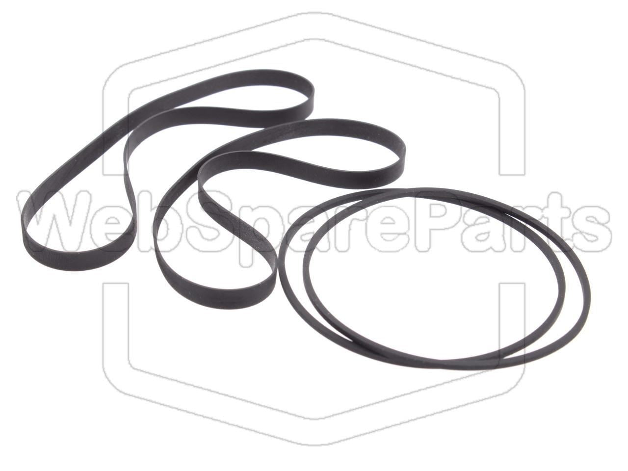 Belt Kit for Double Cassette Deck Aiwa FX-W909