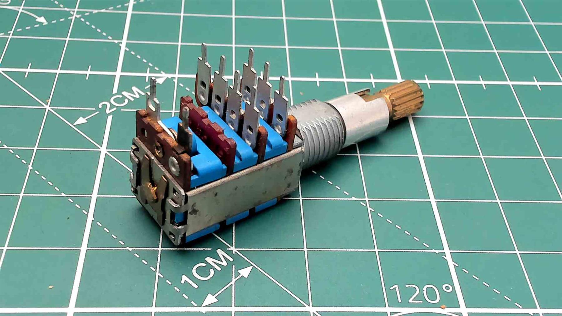 Volume Control Potentiometer for Car Radio ON/OFF,VOL+BAL