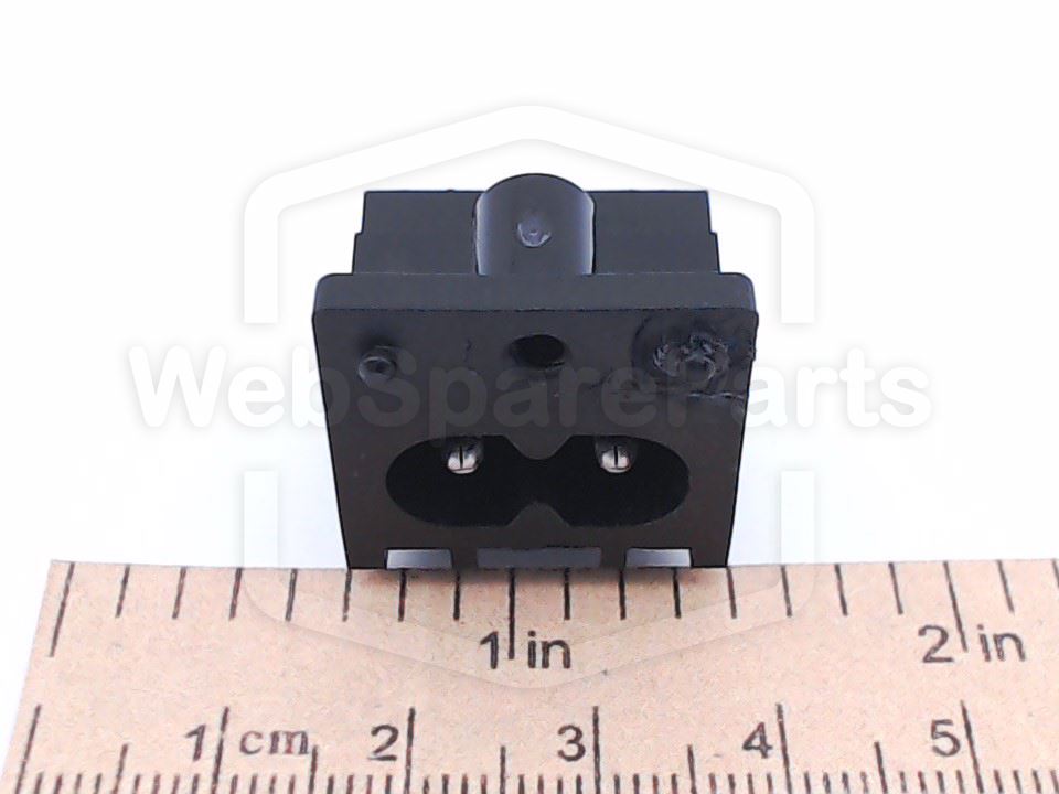 PCB-Mount IEC C8 AC Mains Input Connector for Sharp XL Series