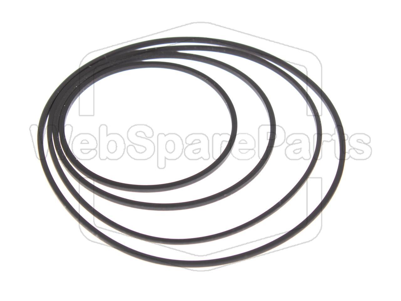 Belt Kit for Stereo Cassette Deck Sanyo RD-303