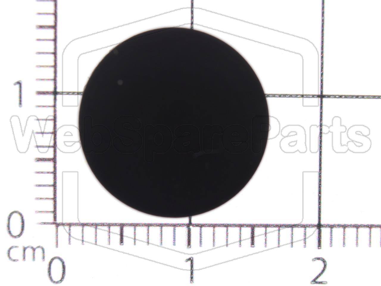 Round Rubber Foot Self-adhesive Ø4mm x Ø5mm x height 3.6mm