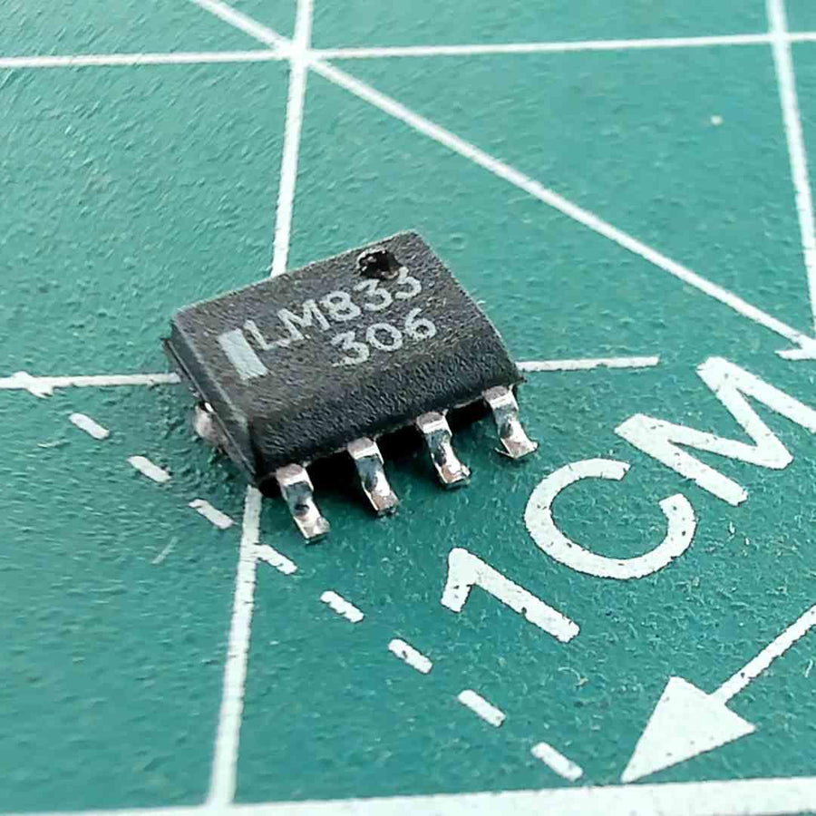 LM833 Integrated Circuit (IC) - Used