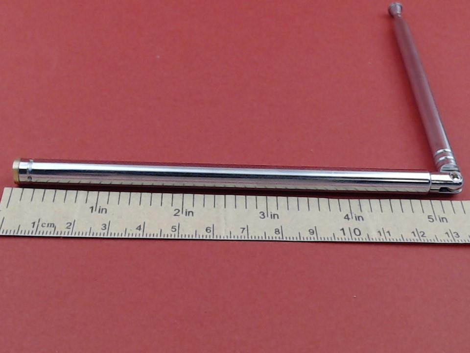 Vintage Original Grundig Hidden Retractable Antenna Ø8.0 mm 145–370 mm for Radio Audio Systems
