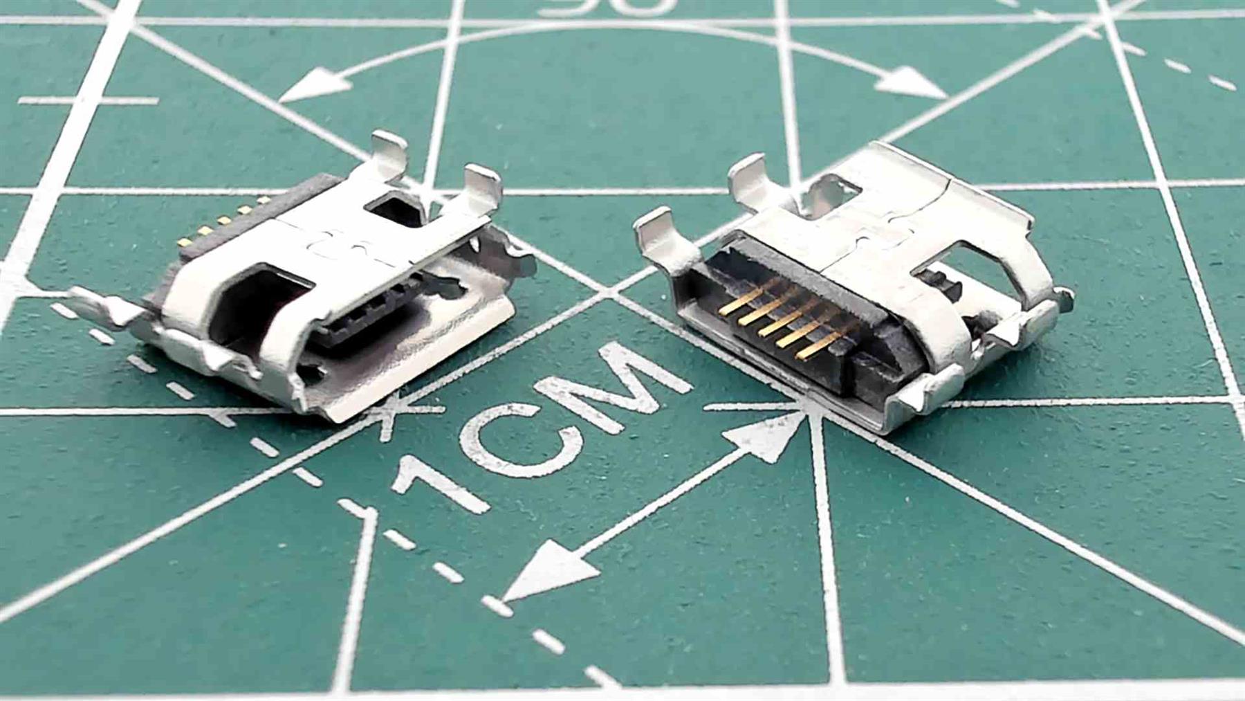 Micro USB Female Connector for PCB Soldering S7457