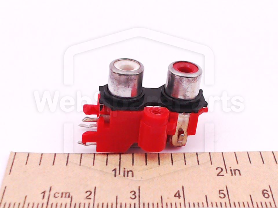 Aiwa NSX-HG Series 2×RCA Female Jacks for Vintage Audio Repair