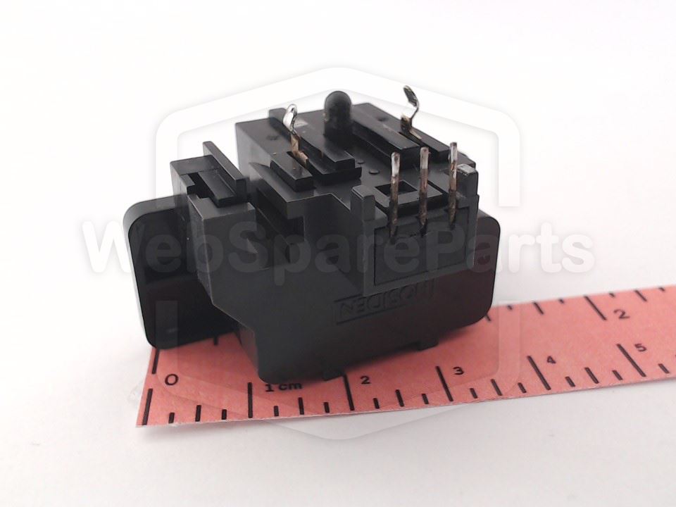 PCB-Mount IEC C8 AC Mains Input Connector for Sharp WQ-268E
