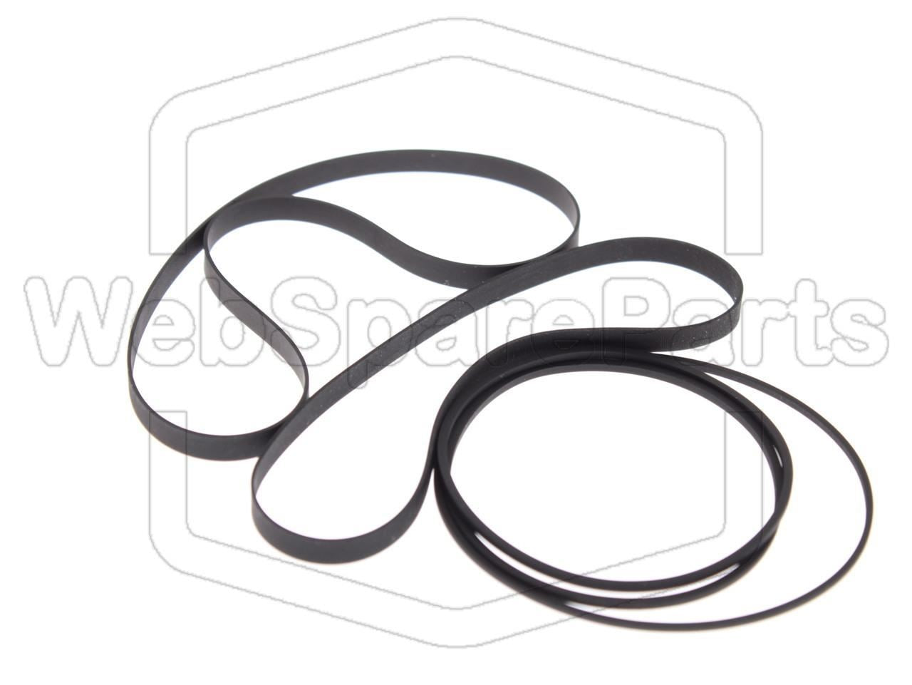 Belt Kit For Dual Cassette Deck Kenwood KX-66CW