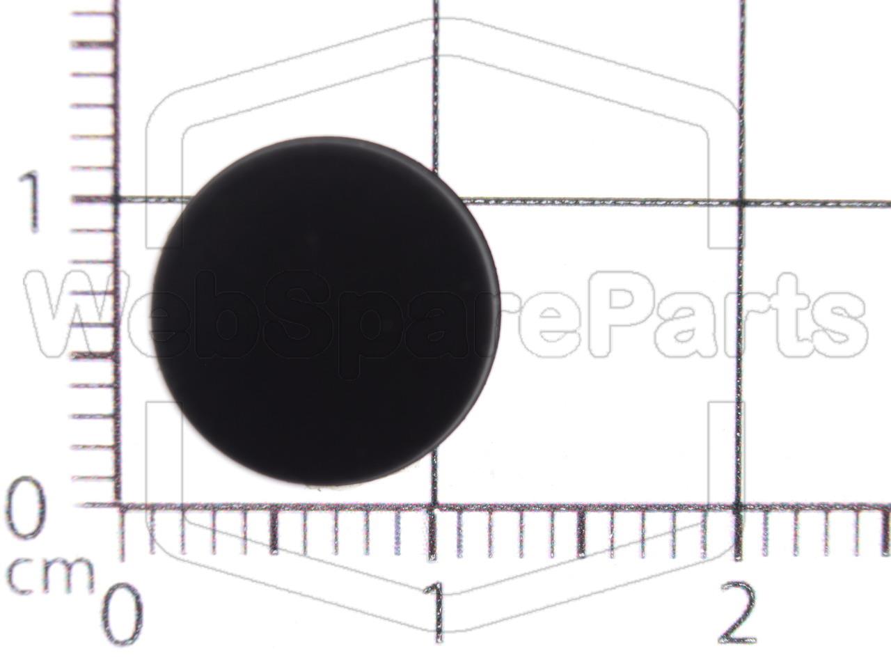 Round Rubber Foot Self-adhesive Ø11mm x Ø10.5mm x height 5mm