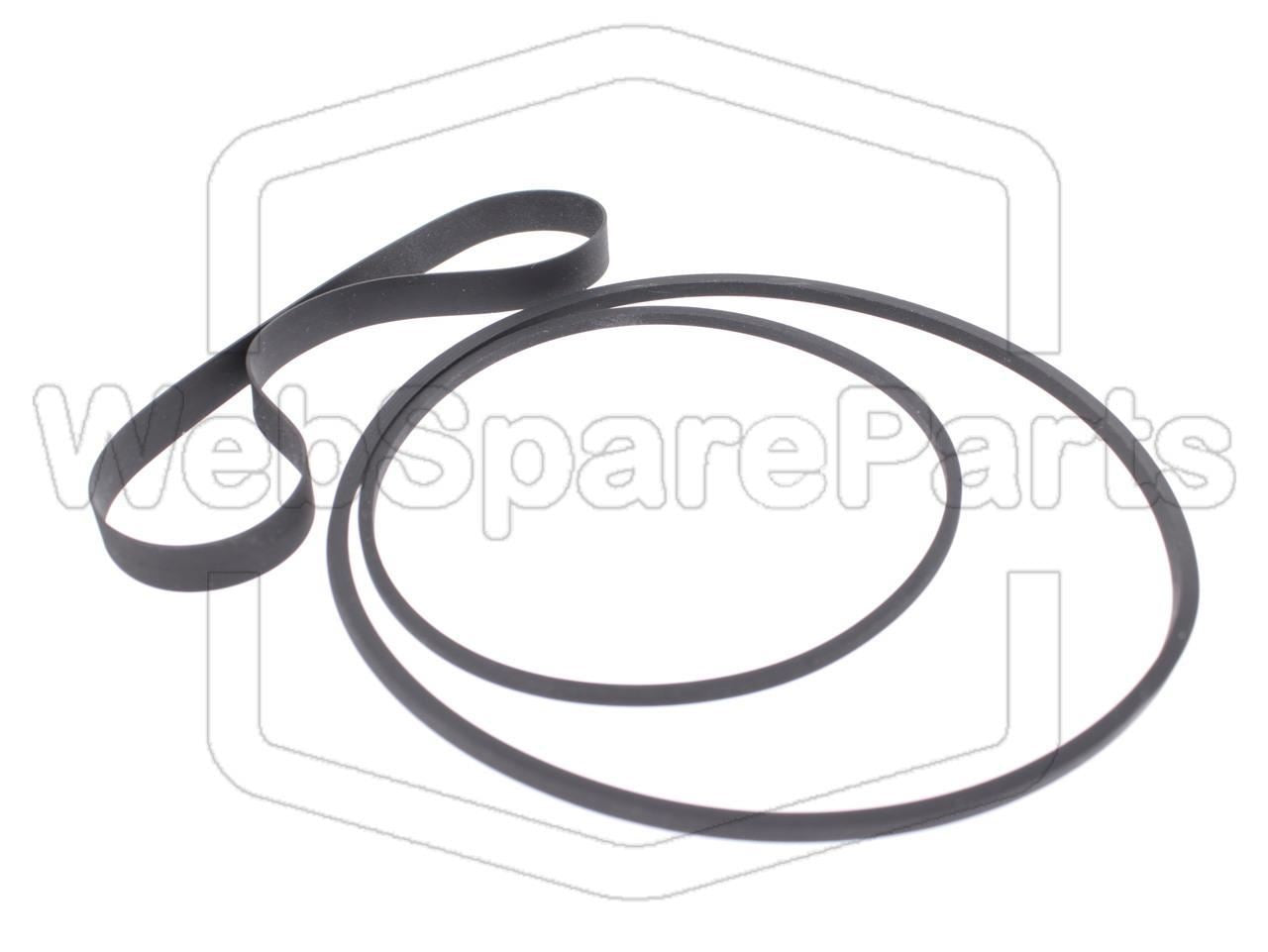 Belt Kit For Video Cassette Recorder Fisher VBS-9000 Betamax