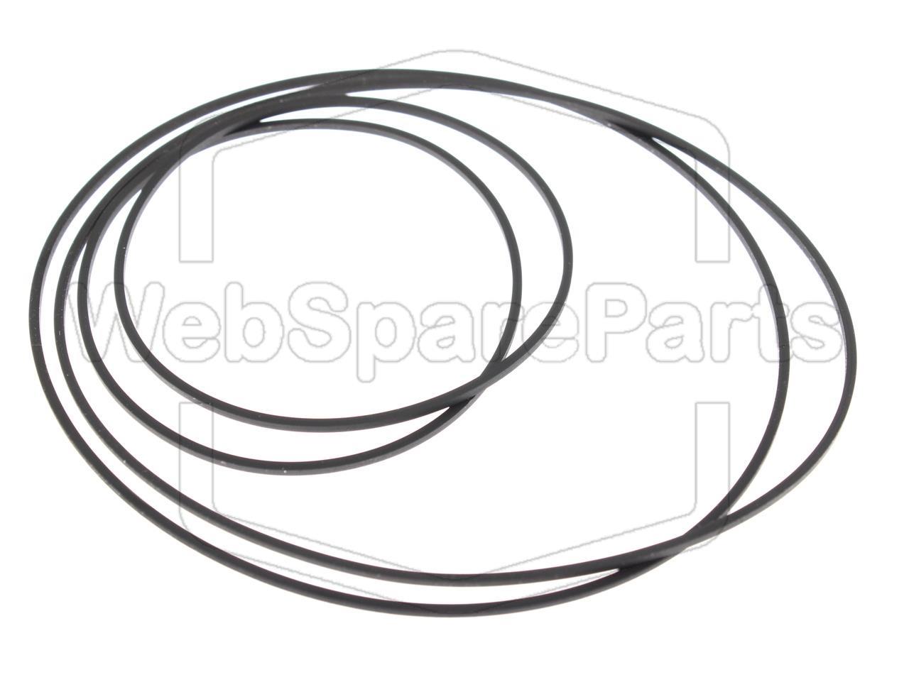 Belt Kit for Pioneer XR-P3500M Double Cassette Deck