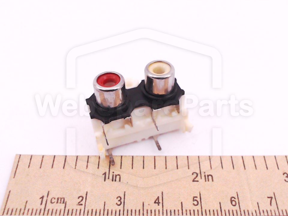Sharp XL Series RCA Female PCB Jack for Vintage Audio Repair