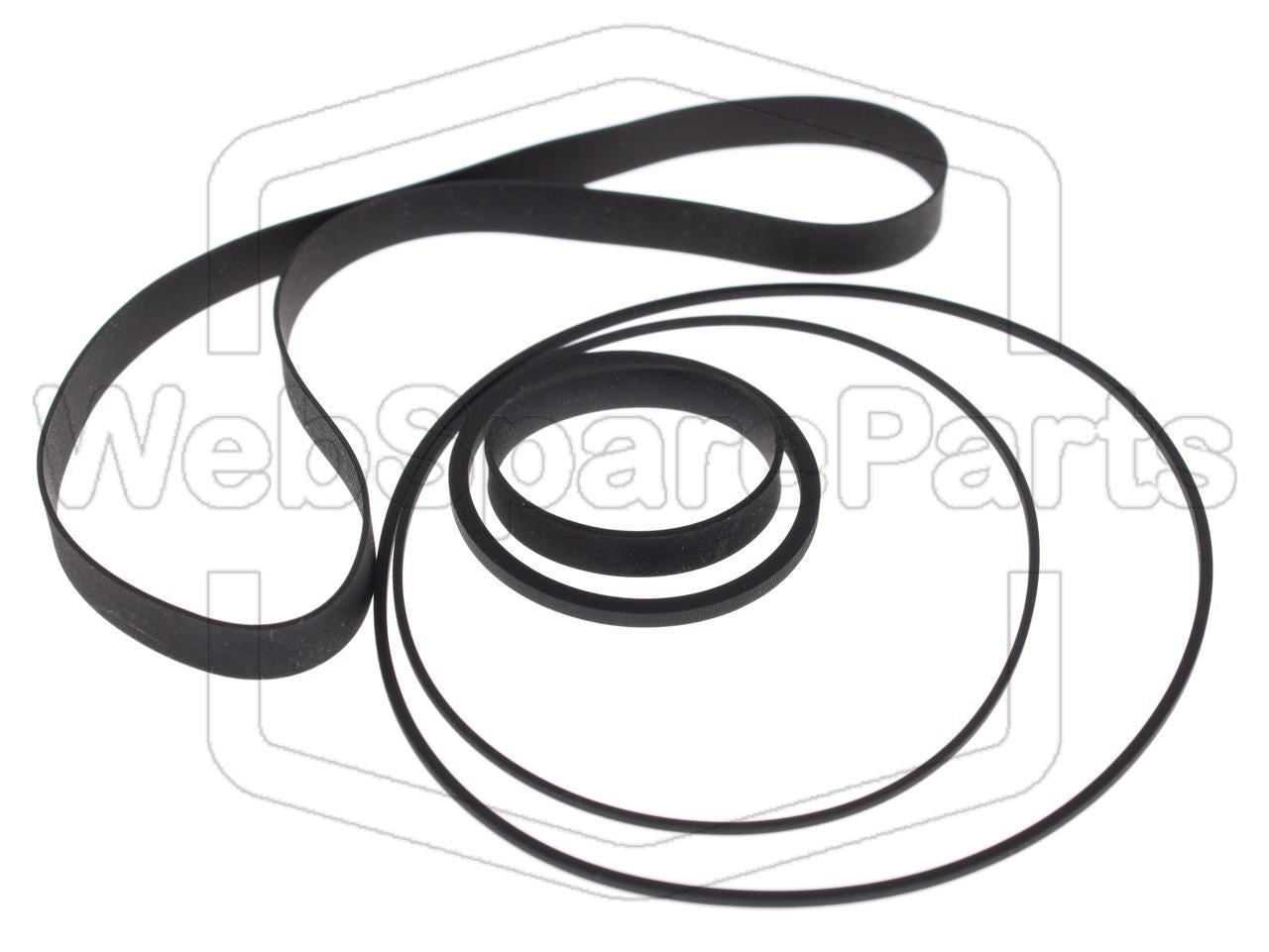 Belt Kit For Video Cassette Recorder Toshiba V-53 Betamax