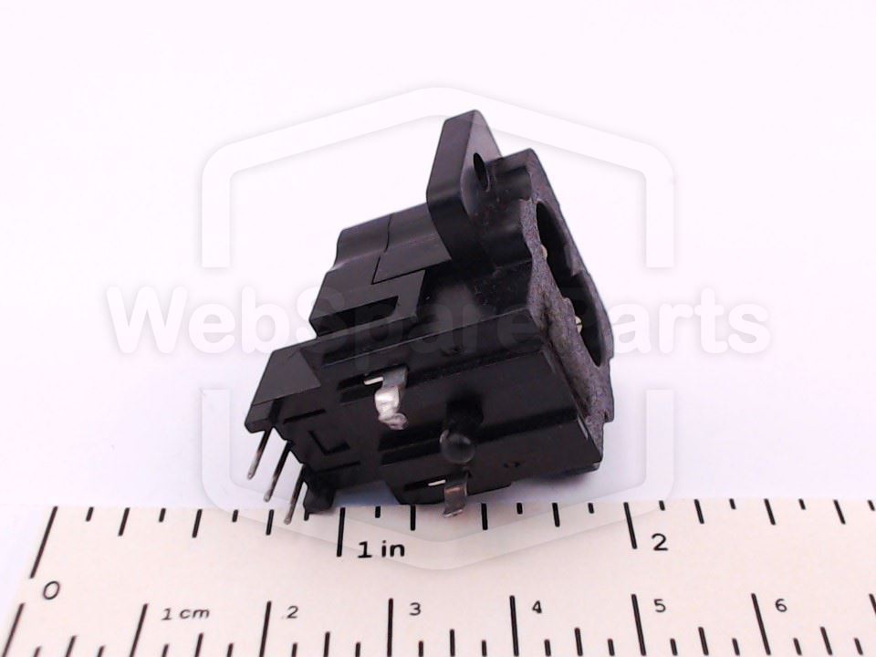 PCB-Mount IEC C8 AC Mains Input Connector for Philips