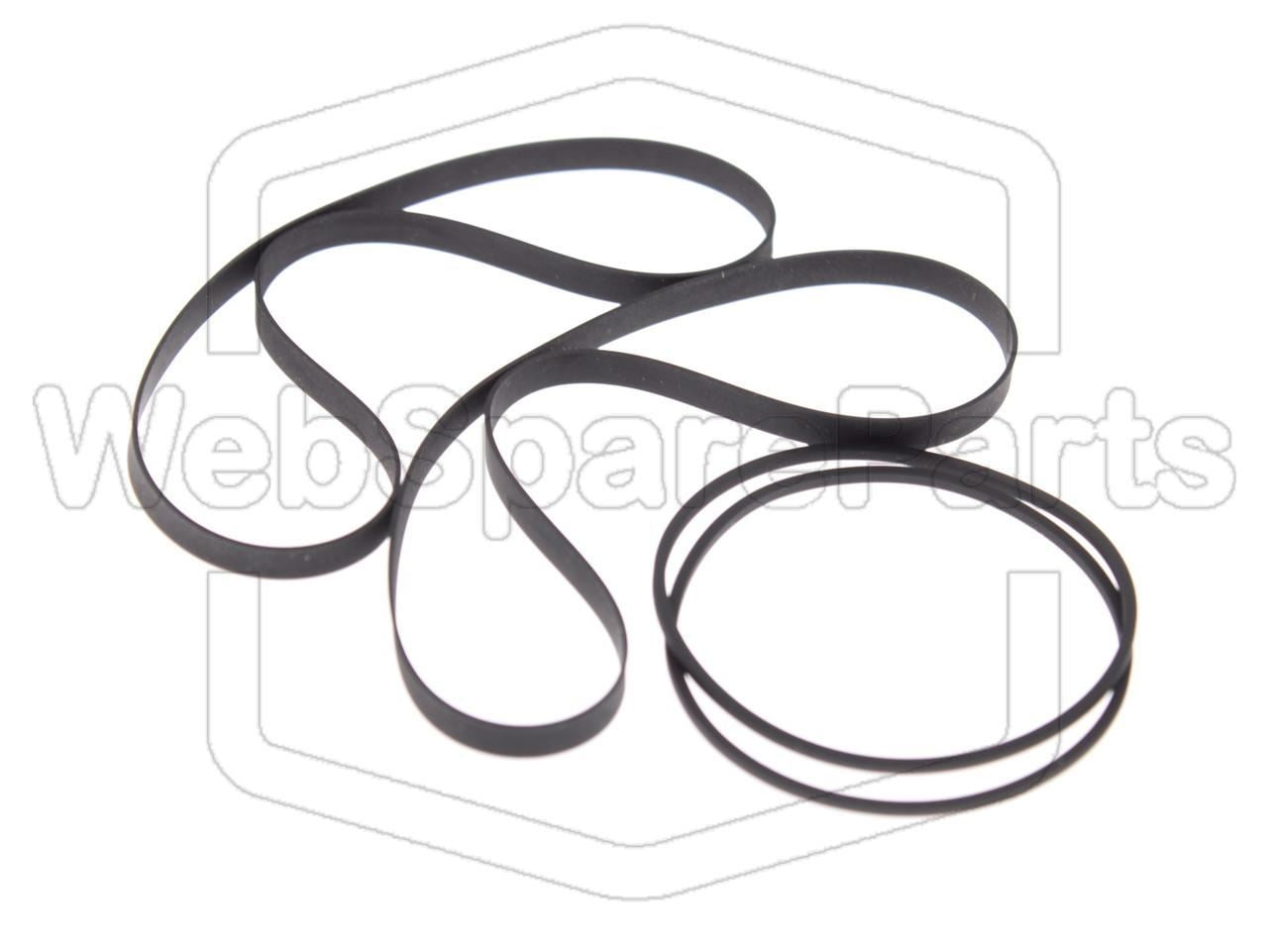 Belt Kit For Dual Cassette Deck Kenwood XF-5
