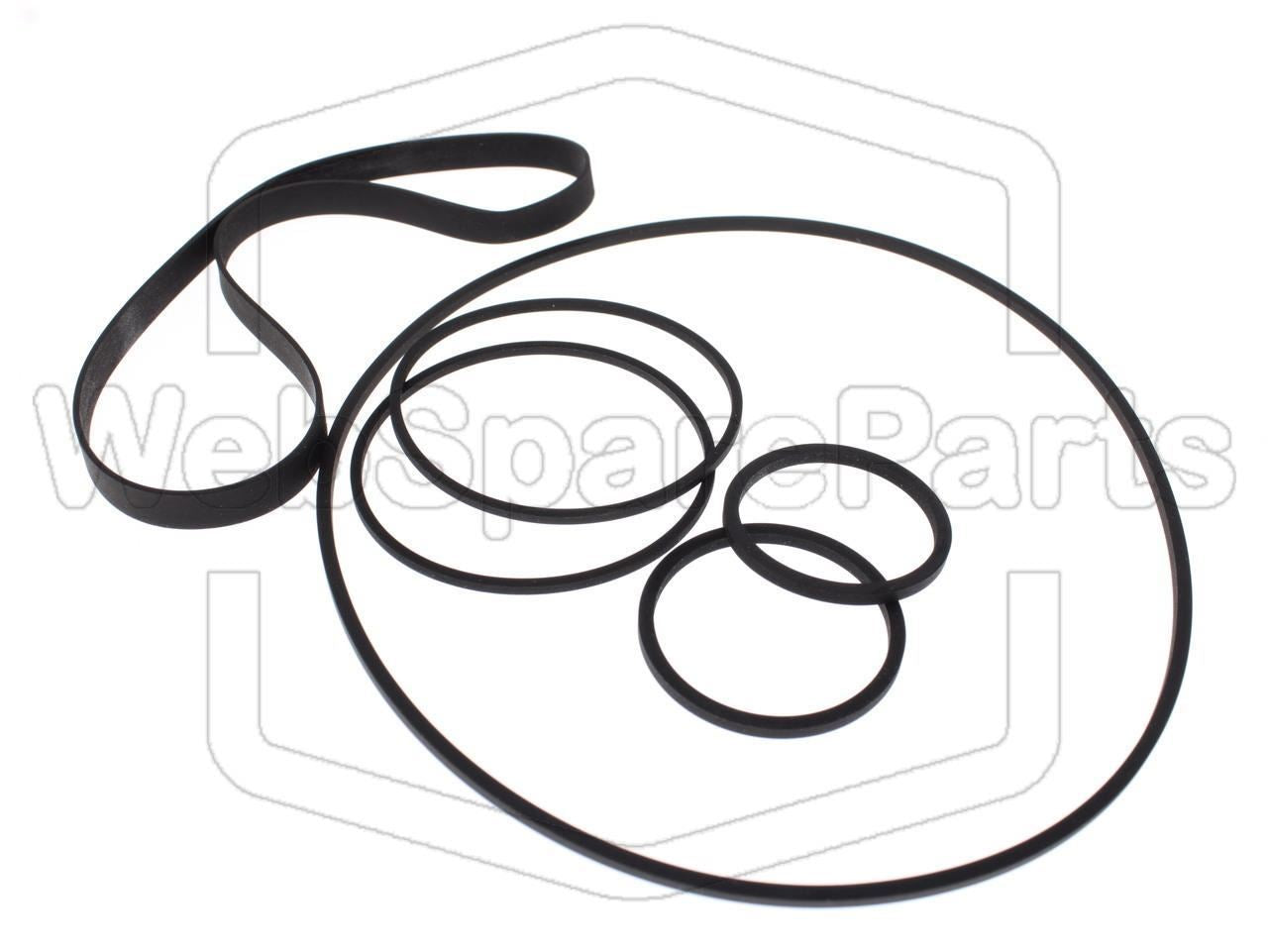 Belt Kit For Video Cassette Recorder Bang & Olufsen VHS-80