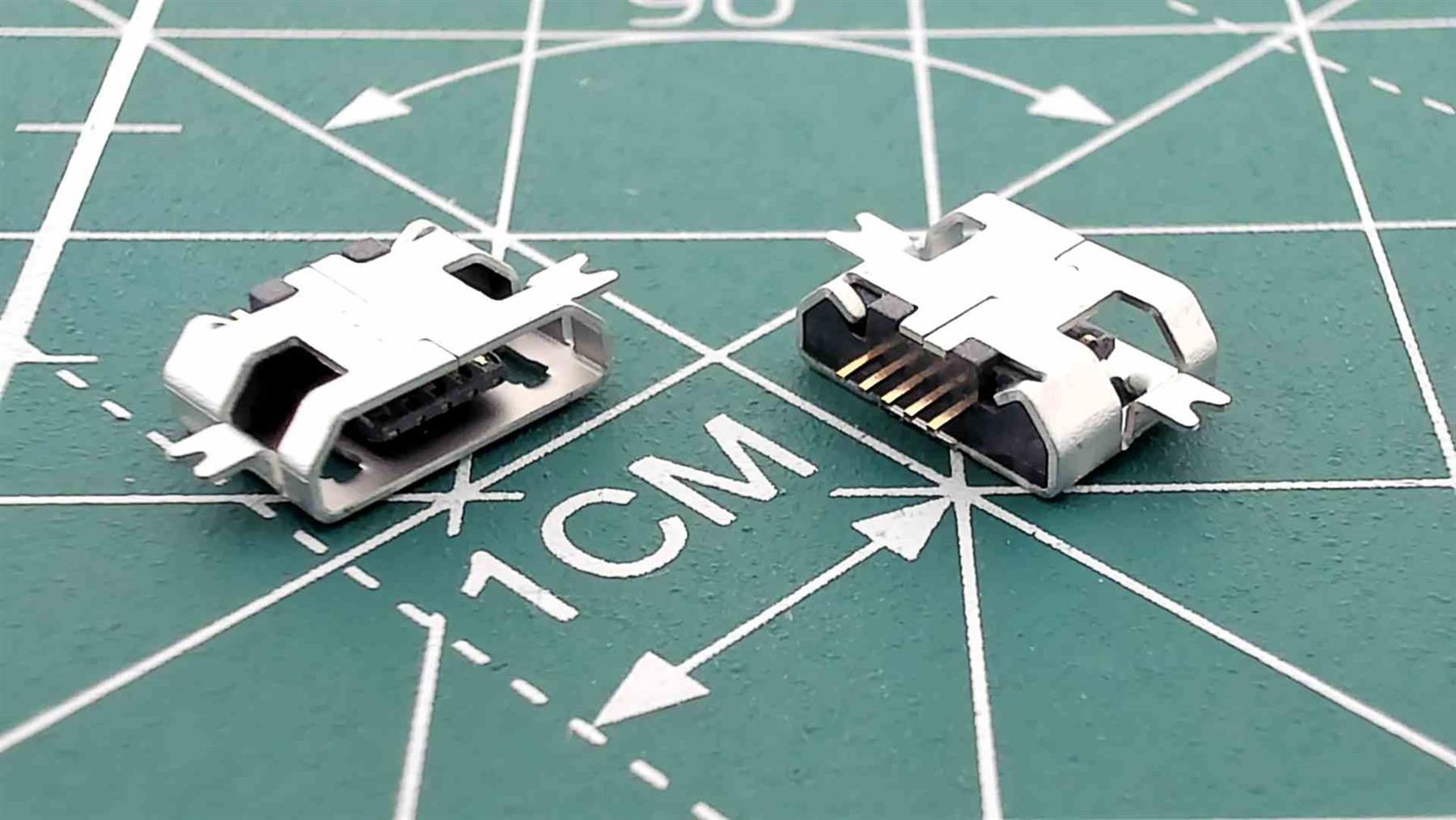 Micro USB Female Connector for PCB Soldering S7493