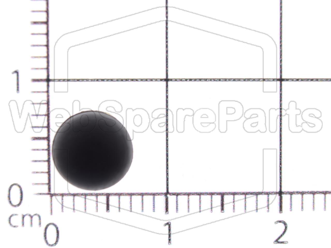 Round Rubber Foot Self-adhesive Ø6.7mm x height 4.2mm