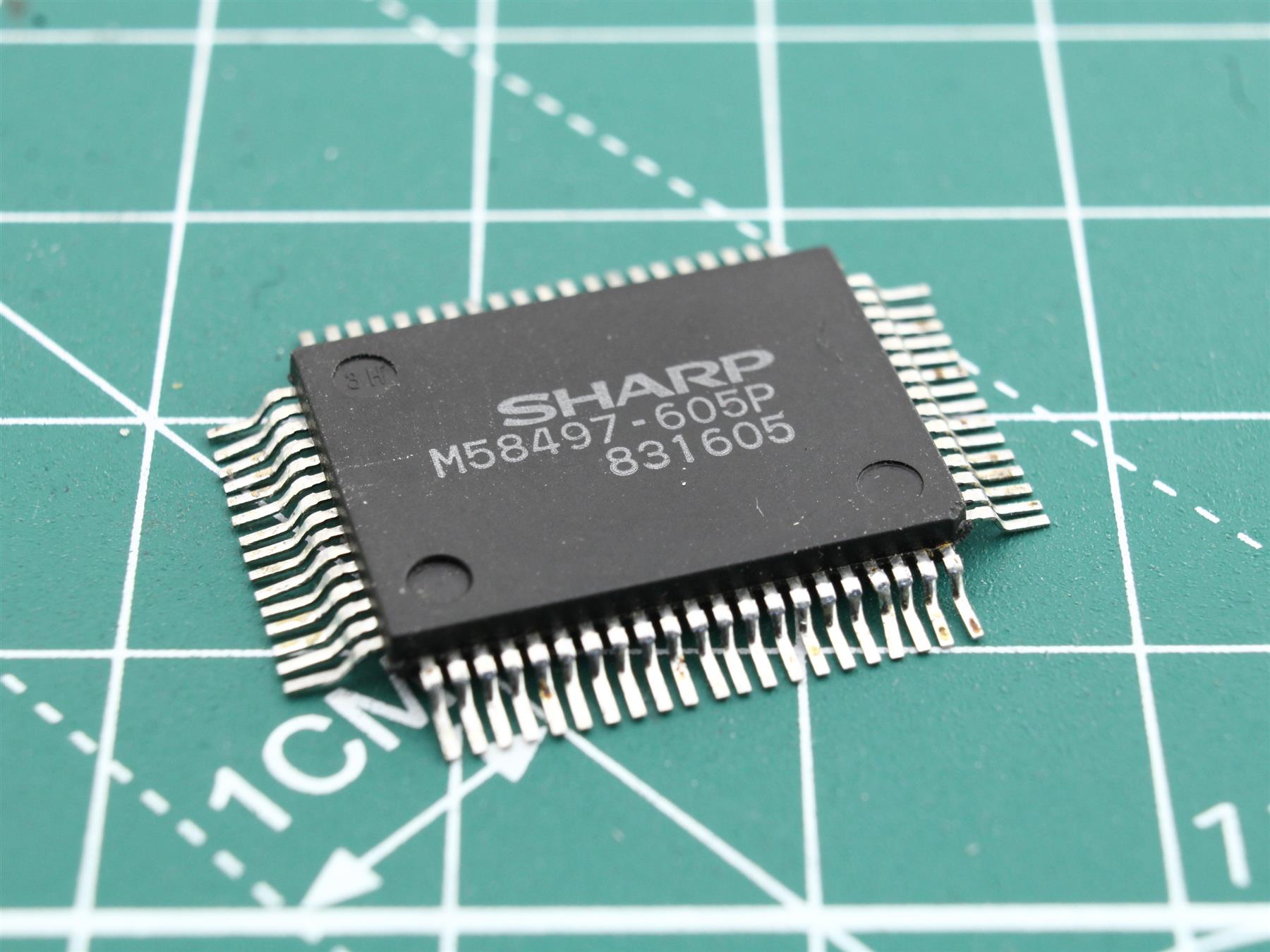 SHARP M58497-605FP integrated circuit