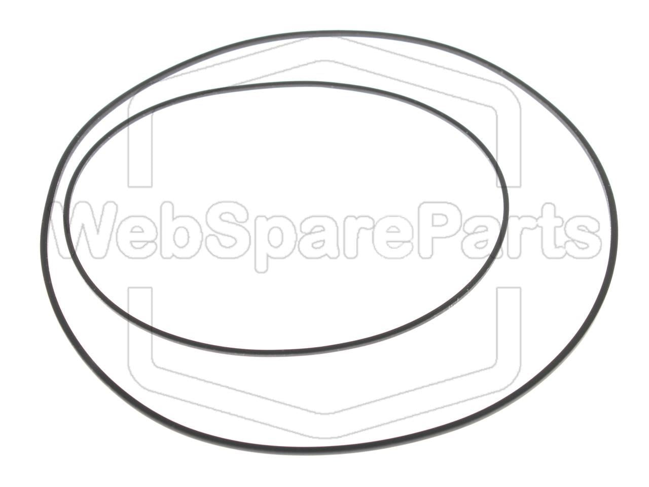 Belt Kit for Philips 22RR454 Radio Cassette Recorder