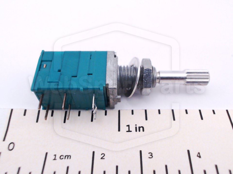 Volume Control Potentiometer for Car Radio 2 x 100K + Momentary Switch
