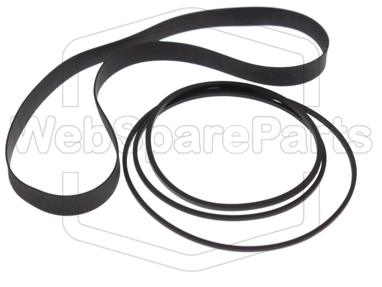 Belt Kit For Video Cassette Recorder Sharp VC-483