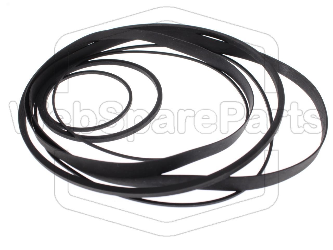 Belt Kit For Video Cassette Recorder Toshiba V-5480 Betamax