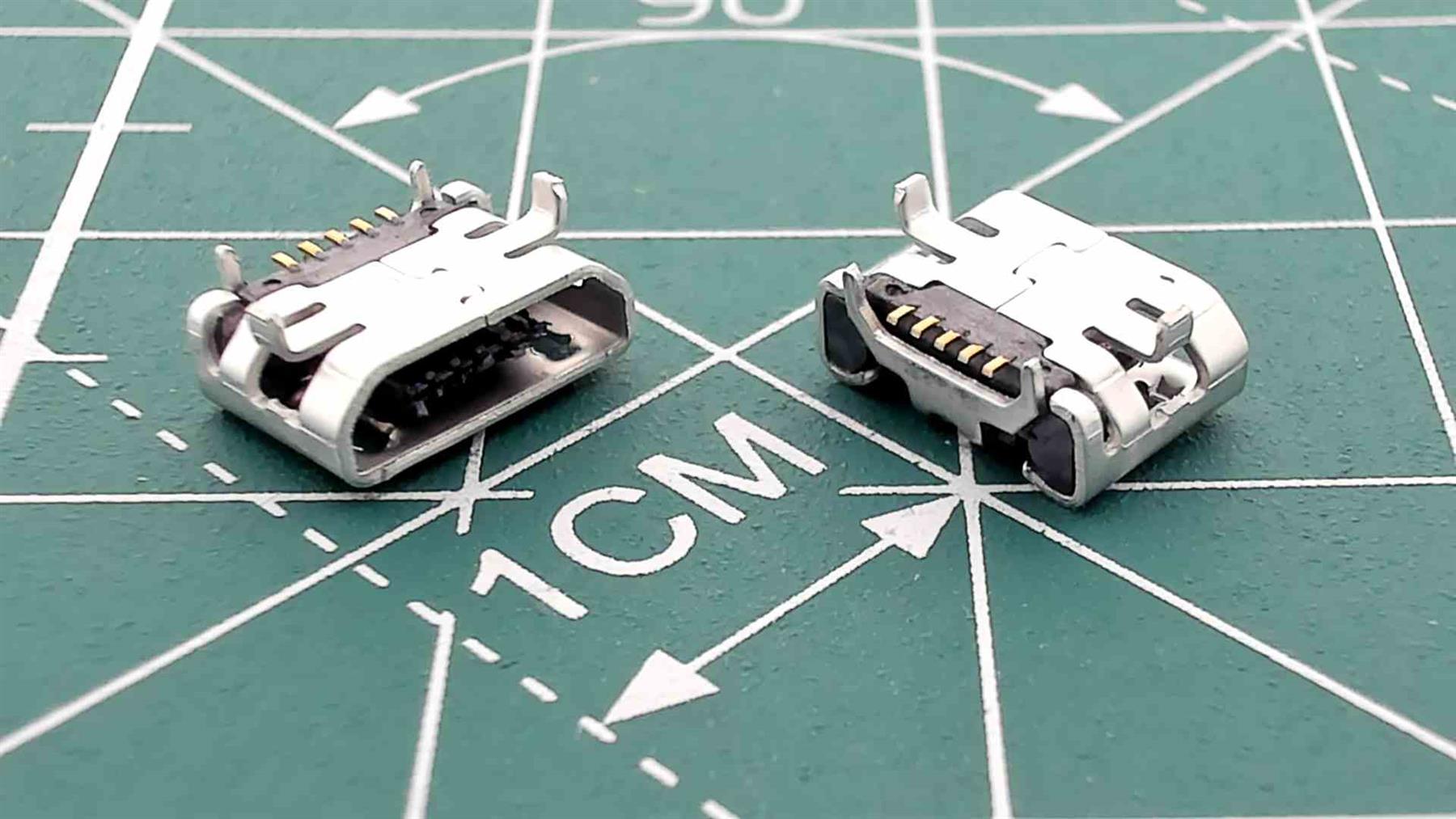 Micro USB Female Connector for PCB Soldering S7445