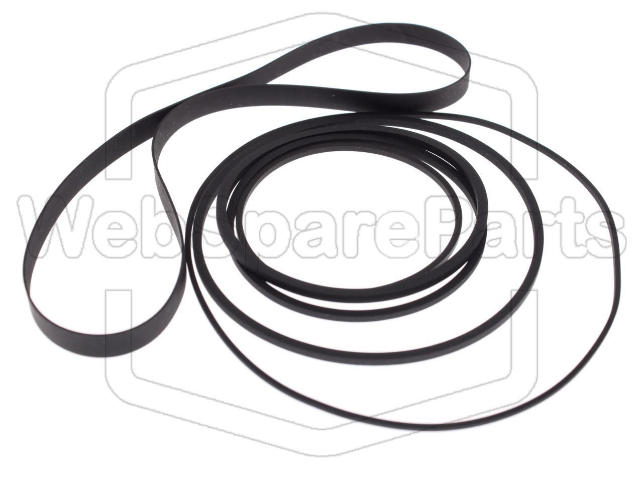 Belt Kit For Video Cassette Recorder Sony SL-C6ES Betamax