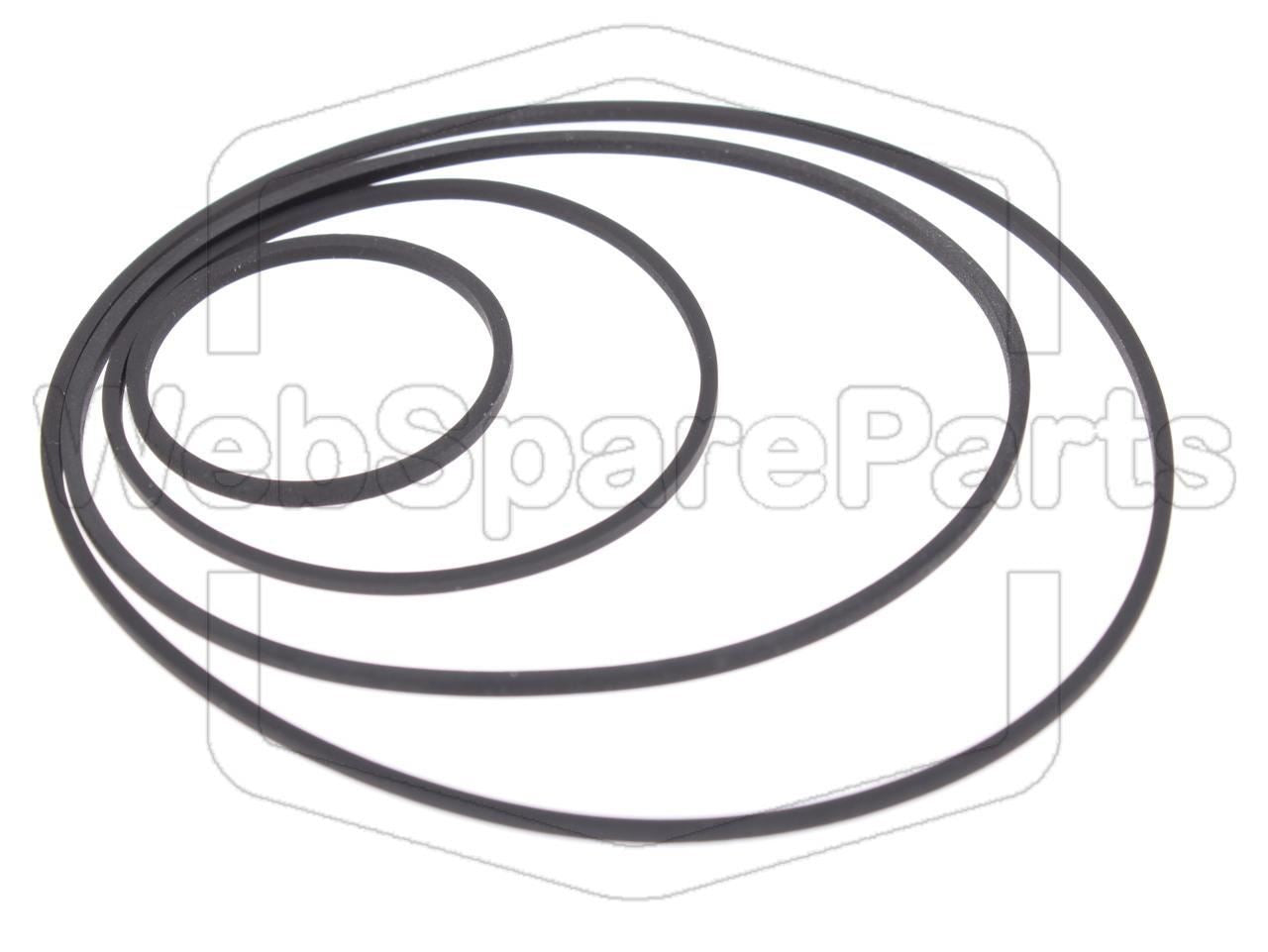 Belt Kit For Stereo Cassette Deck Aiwa AD-6350