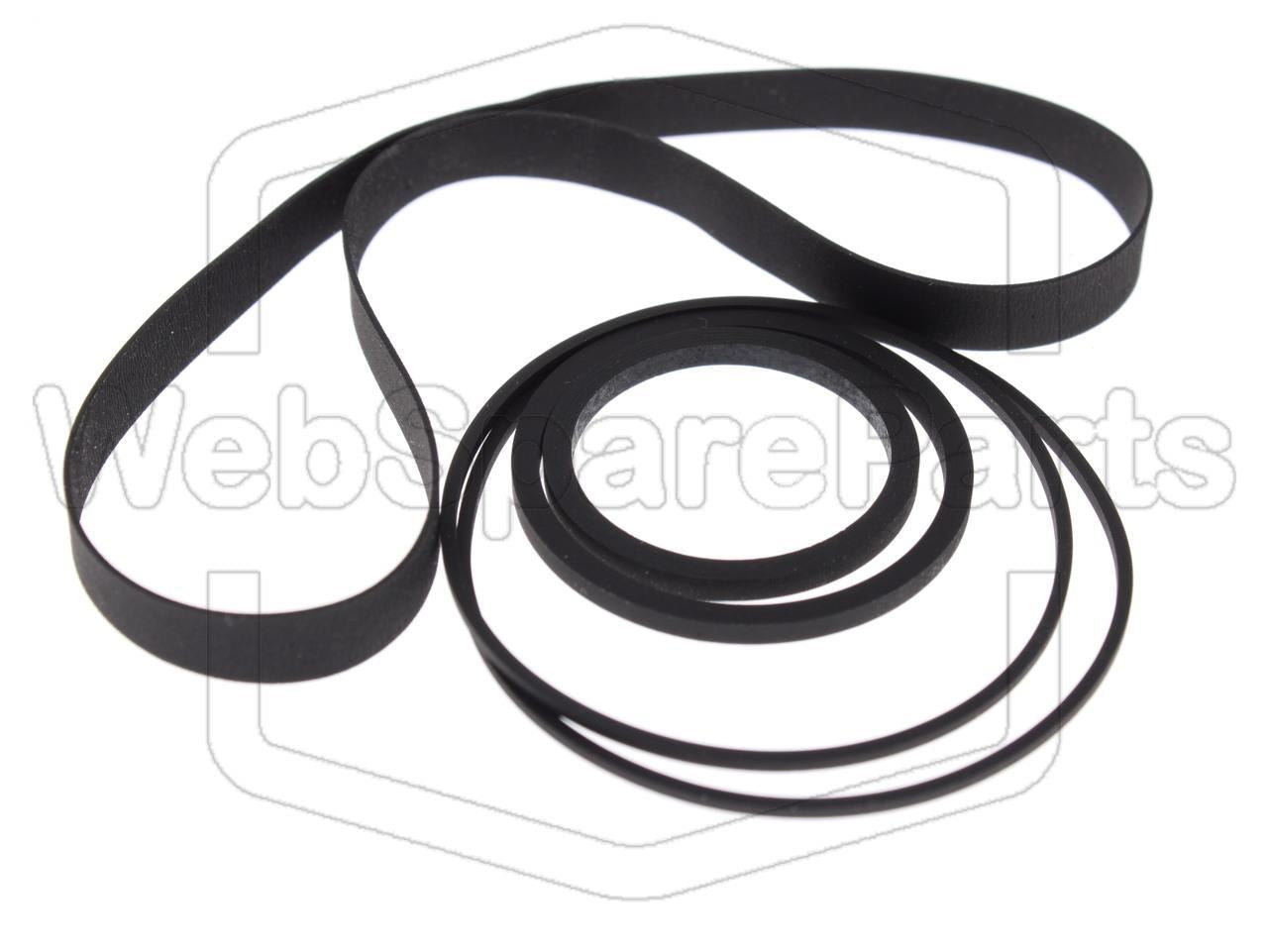 Belt Kit For Video Cassette Recorder Sharp VC-9300 GB