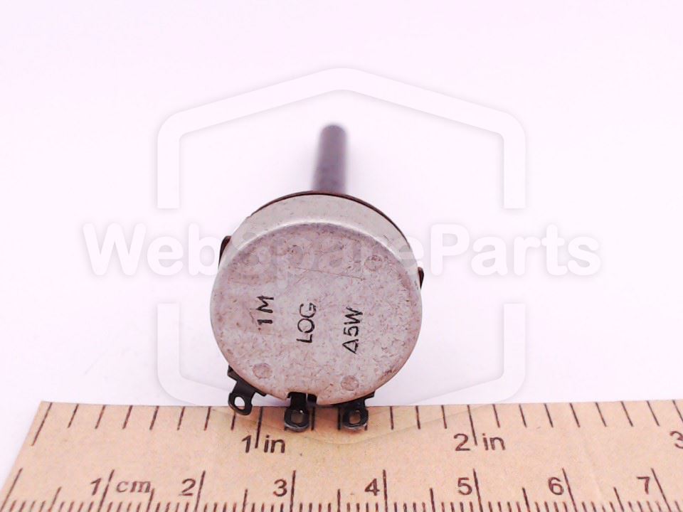 1M Ohm Logarithmic Rotary Potentiometer with Shaft, 5 W