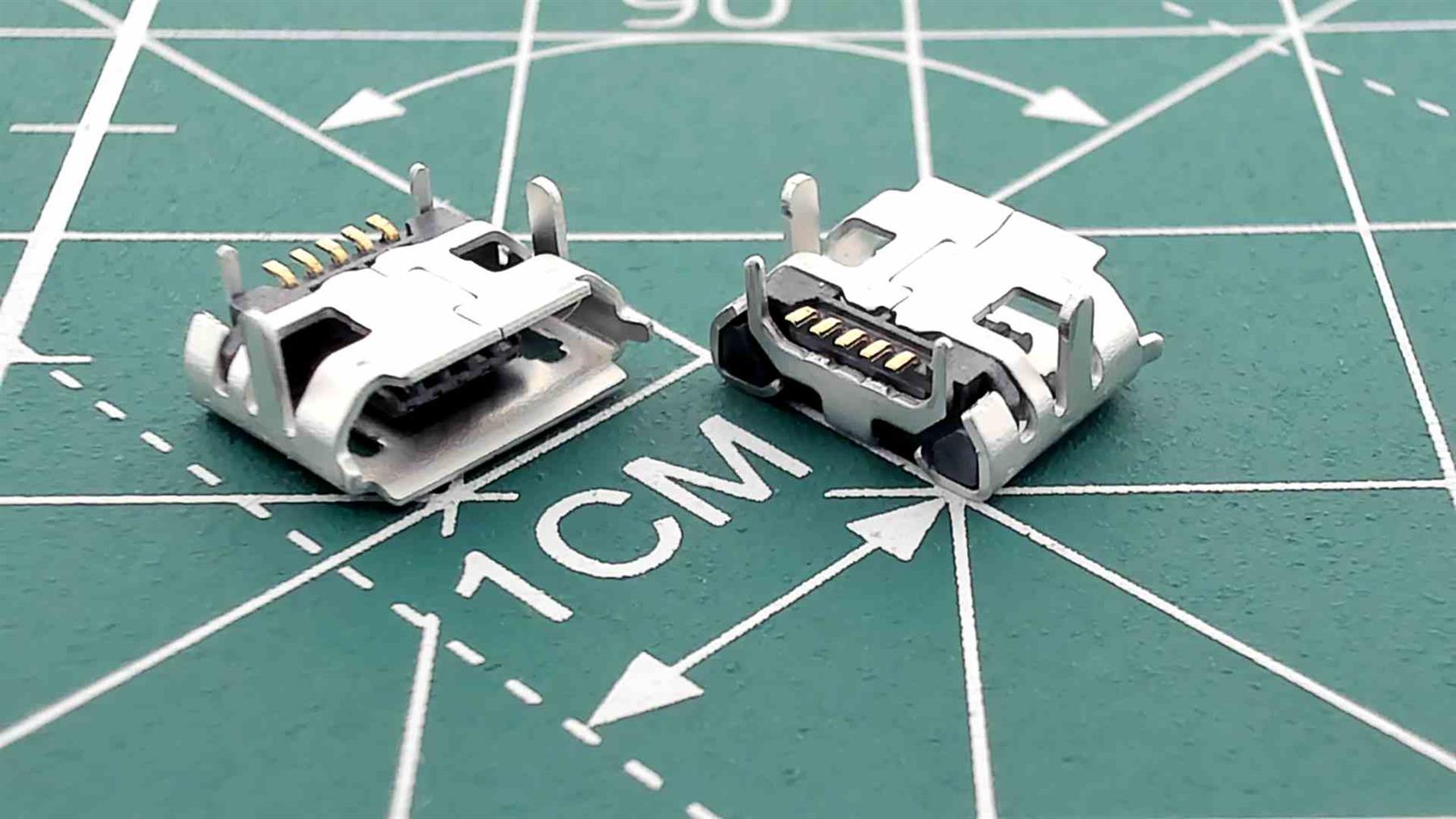 Micro USB Female Connector for PCB Soldering S7476