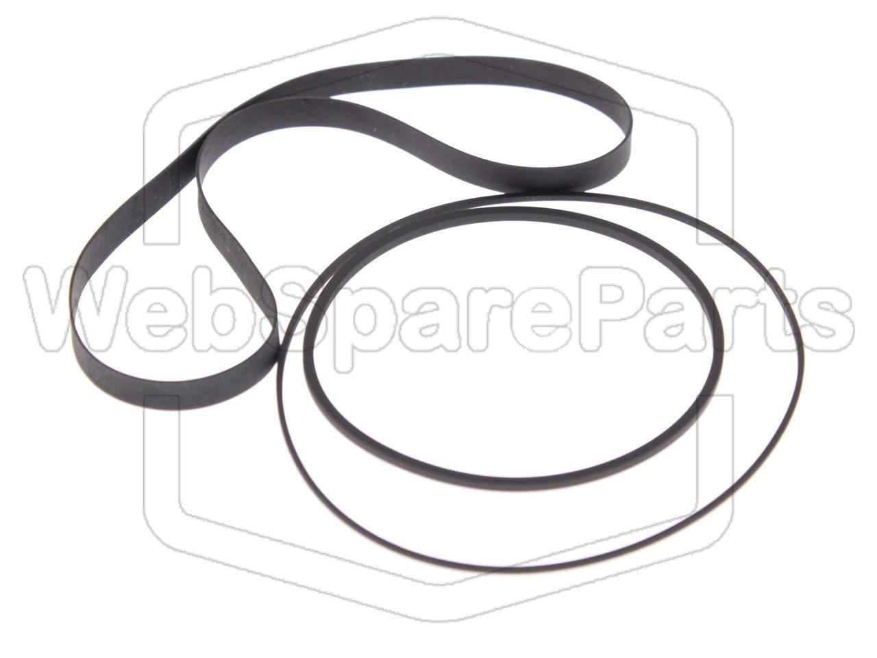 Belt Kit For Stereo Cassette Deck Kenwood KX-503