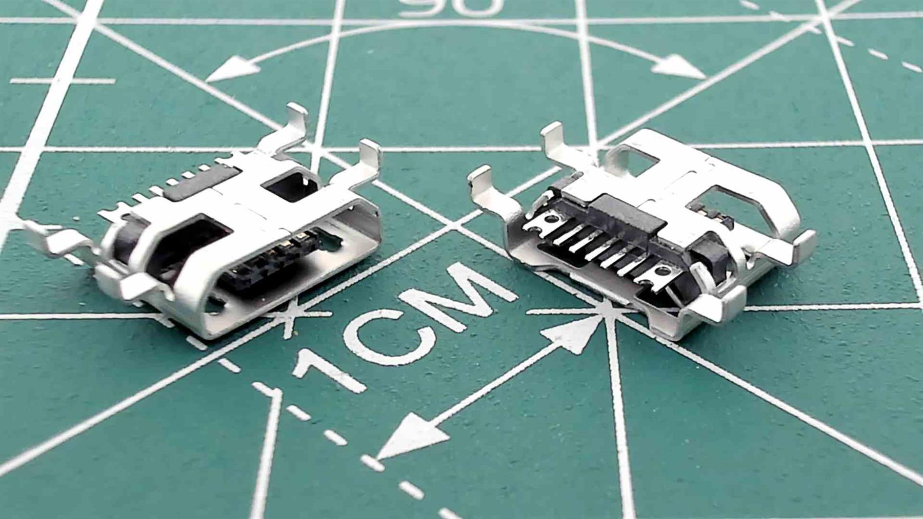 Micro USB Female Connector for PCB Soldering S7474