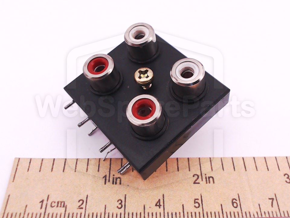 Aiwa Vintage RCA Female PCB Jack for Audio Repair