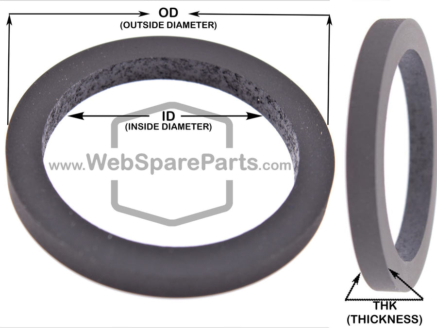 30.0 x 22.0 x 3.0 mm; Idler Tire OD = 29.9 mm ID = 22.3 mm THK = 3.0 mm