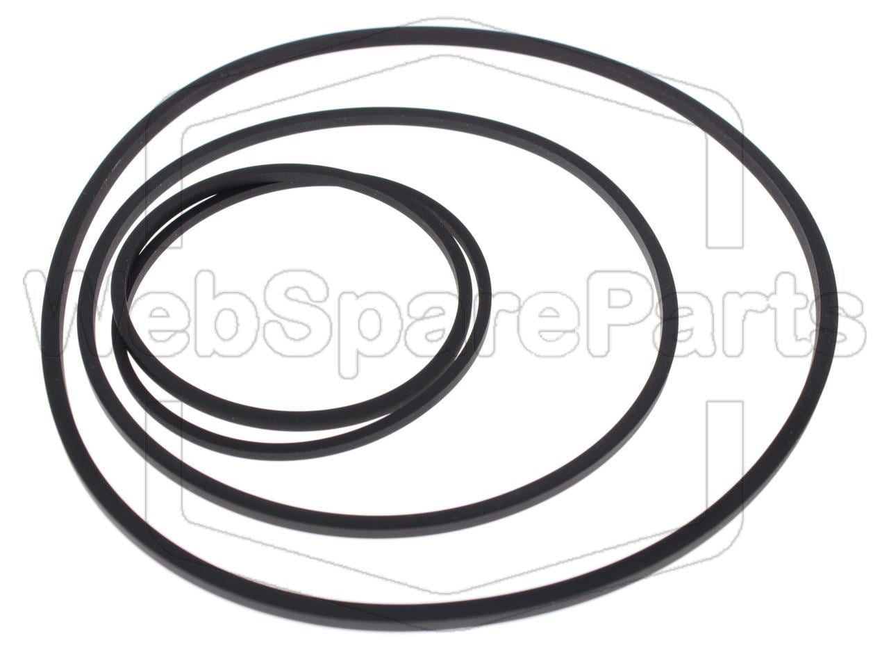 Belt Kit For Video Cassette Recorder Graetz TR-4917