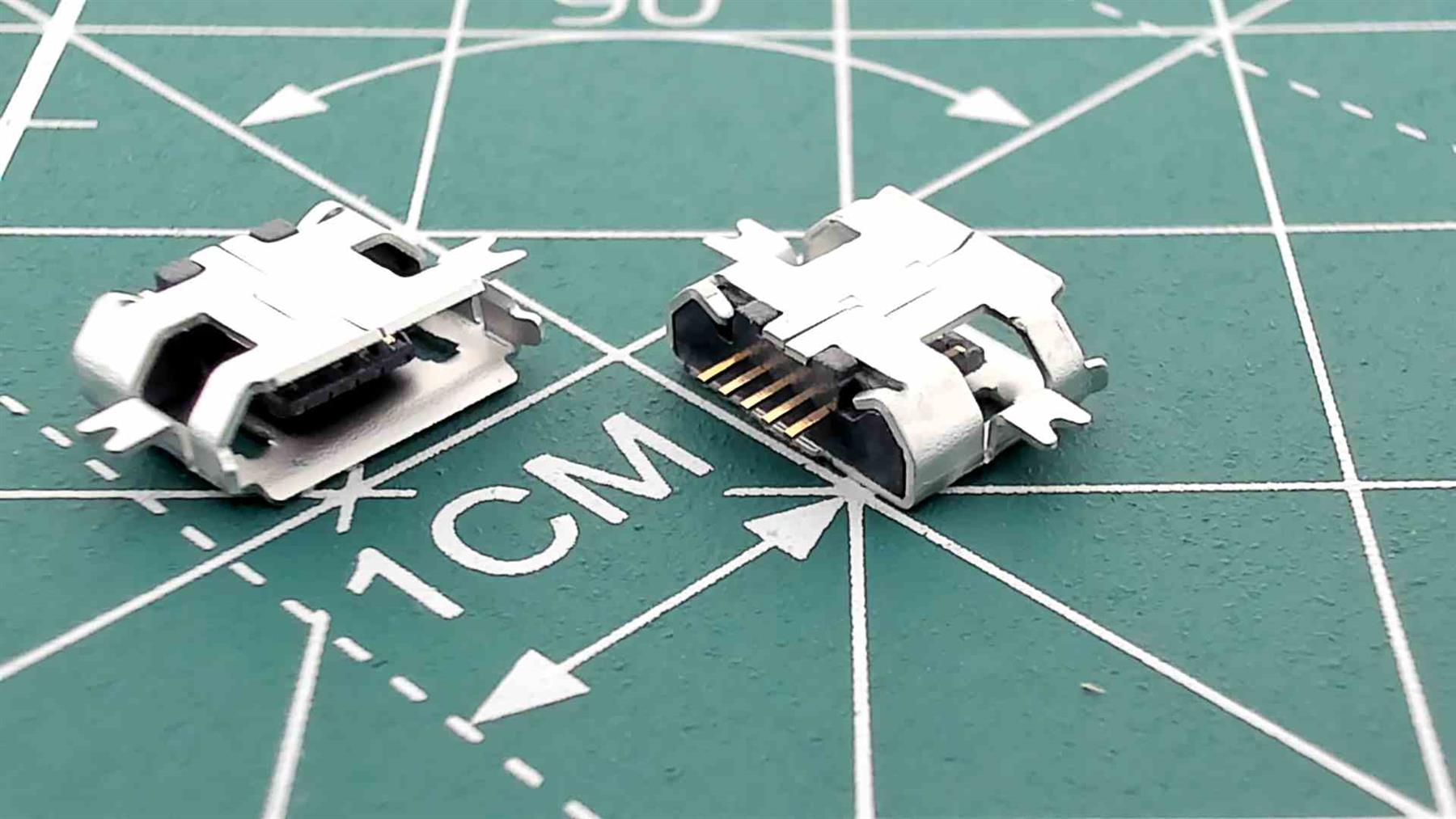 Micro USB Female Connector for PCB Soldering S7482