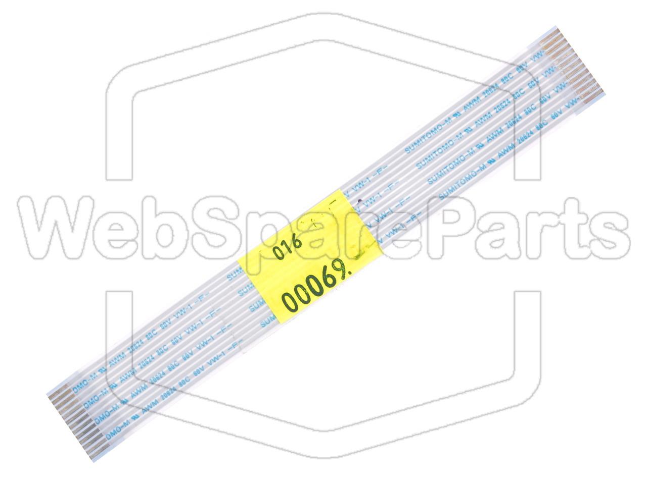 13 Pins Flat Cable L=130mm W=17.50mm