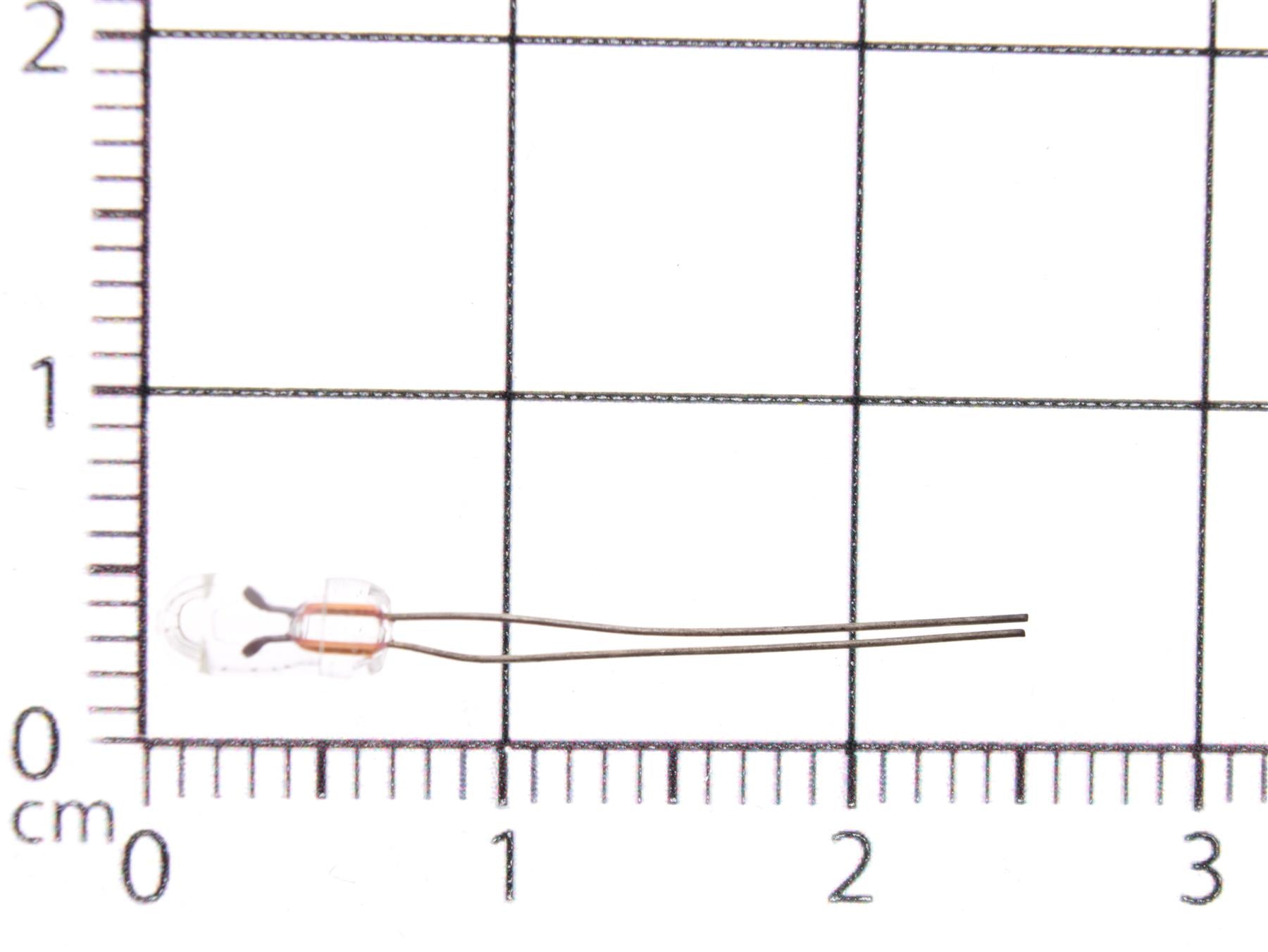 Miniature lamp 3.0 Volts 40mA Ø 3.15mm Length 6.35mm