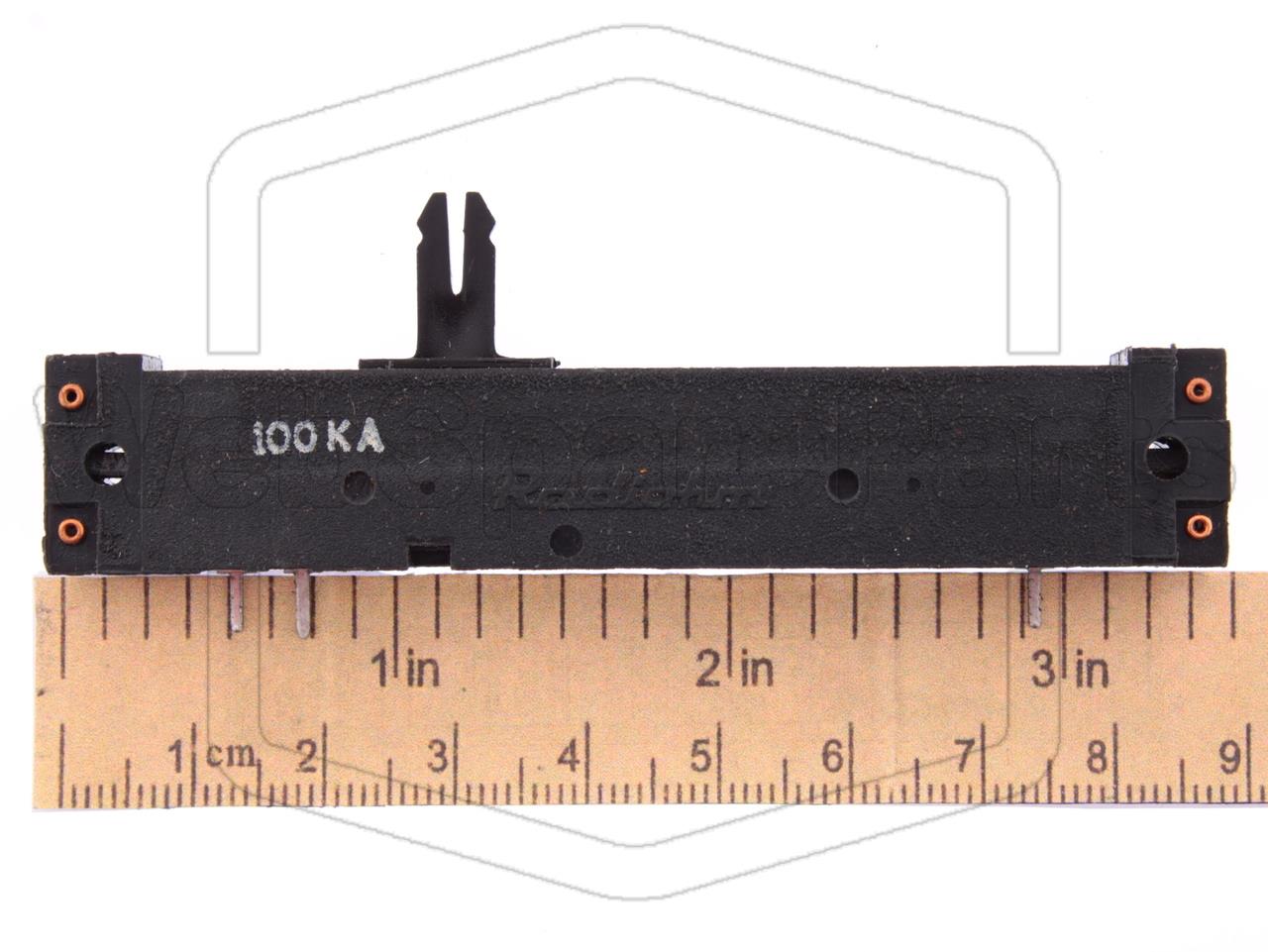 100K Linear Sliding Potentiometer for Vintage Audio Equipment Repair