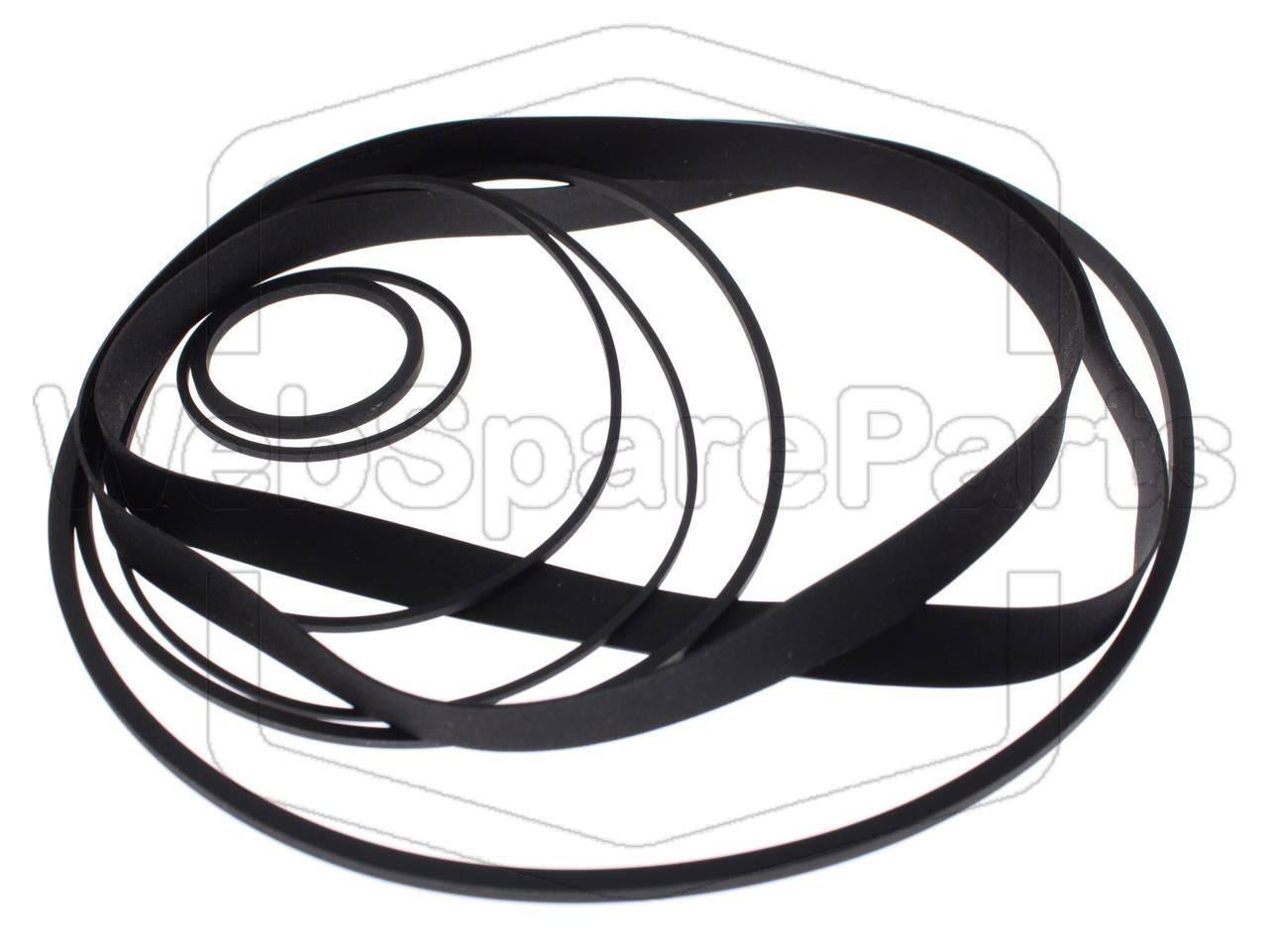 Belt Kit For Video Cassette Recorder Panasonic NV-8200