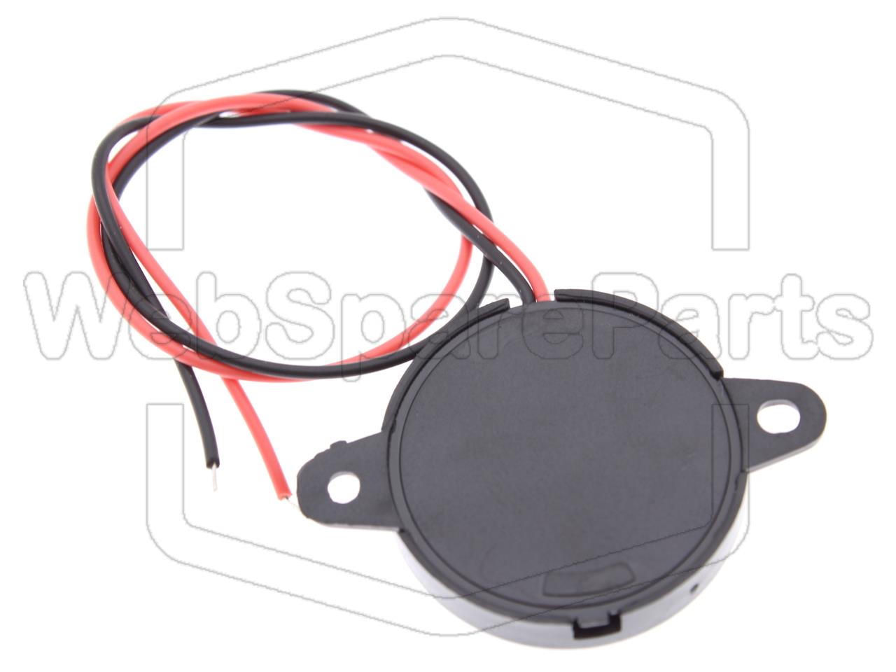 Buzzer 12VDC 4kHz 5mA 85dB 23mm