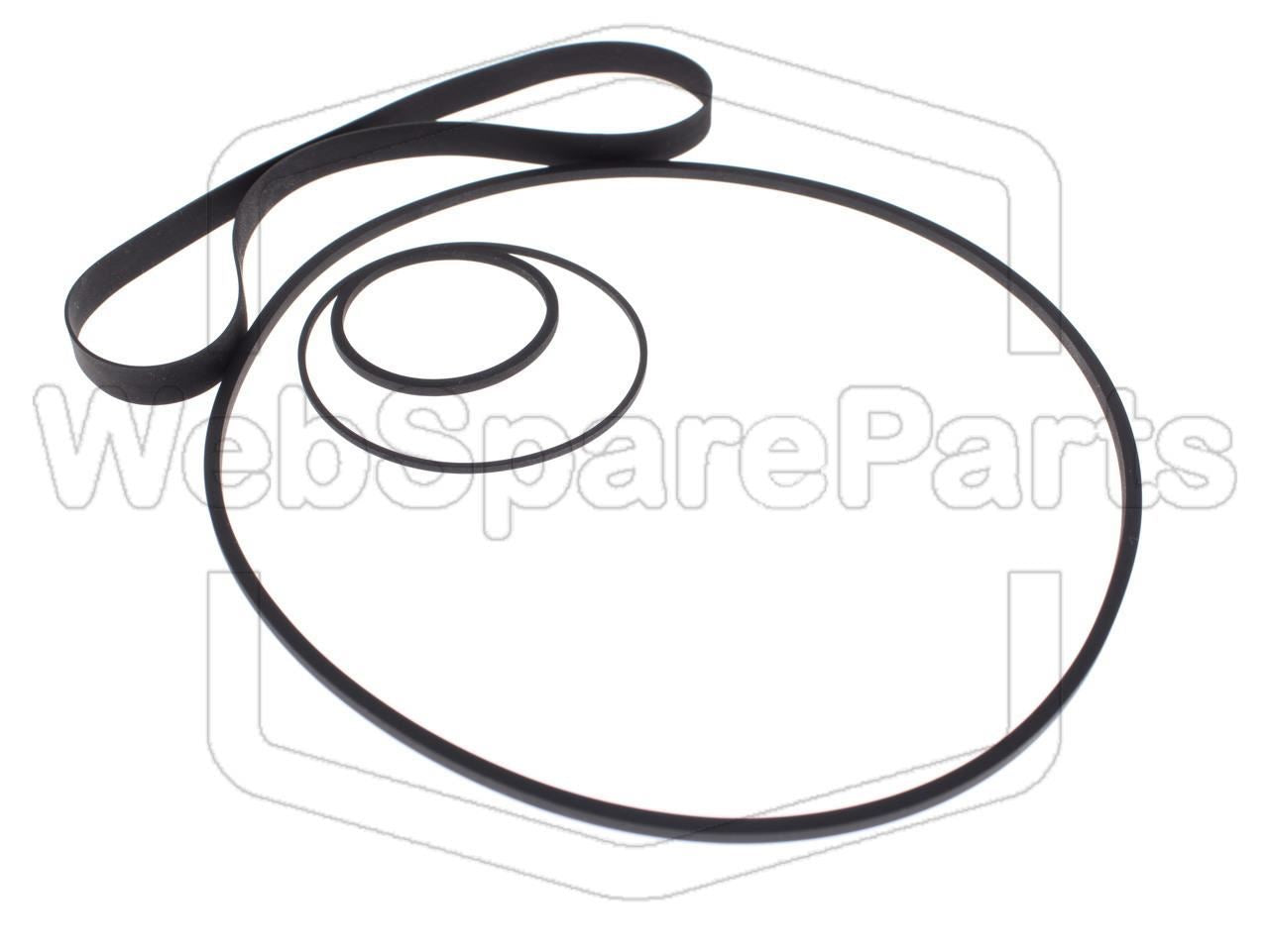 Belt Kit For Video Cassette Recorder NEC N-833