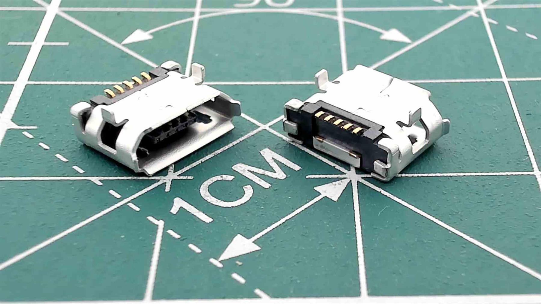 Micro USB Female Connector for PCB Soldering S7459