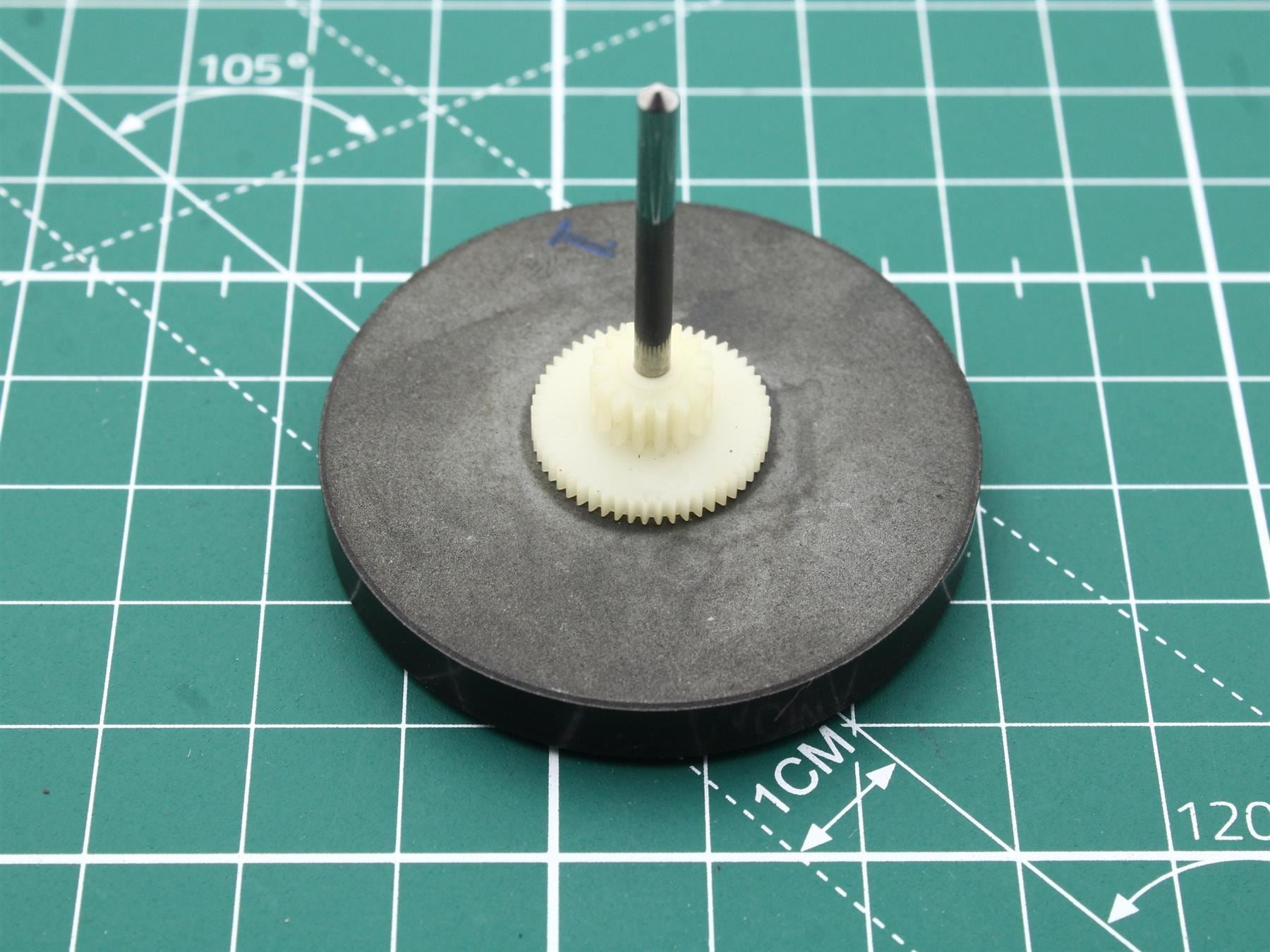 Denon DRW-750 Capstan Flywheel Ass'y Cassette Deck (Pos.42)