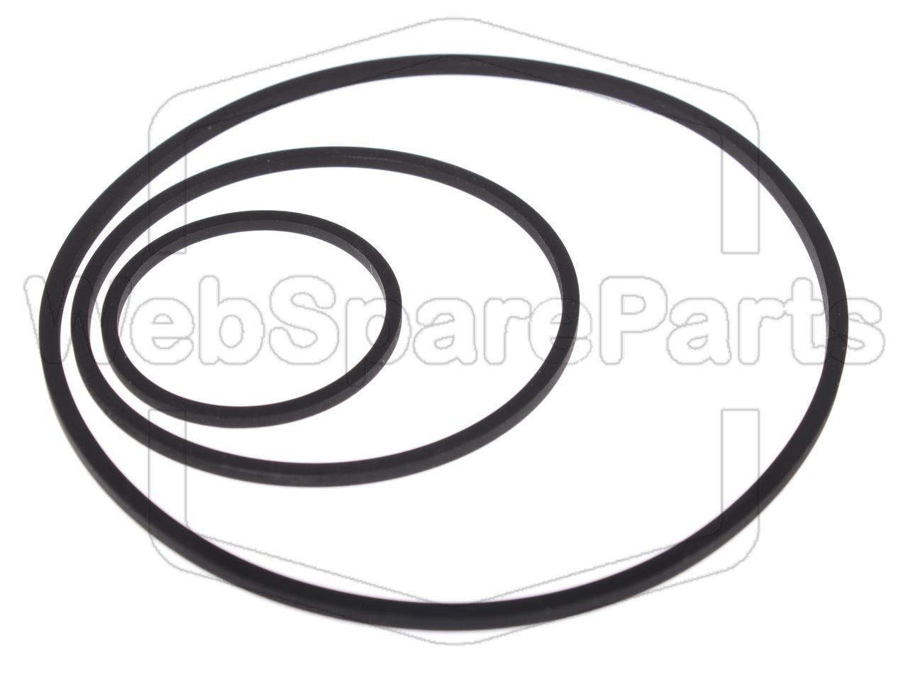 Belt Kit For Video Cassette Recorder Fujitsu General VGX-625