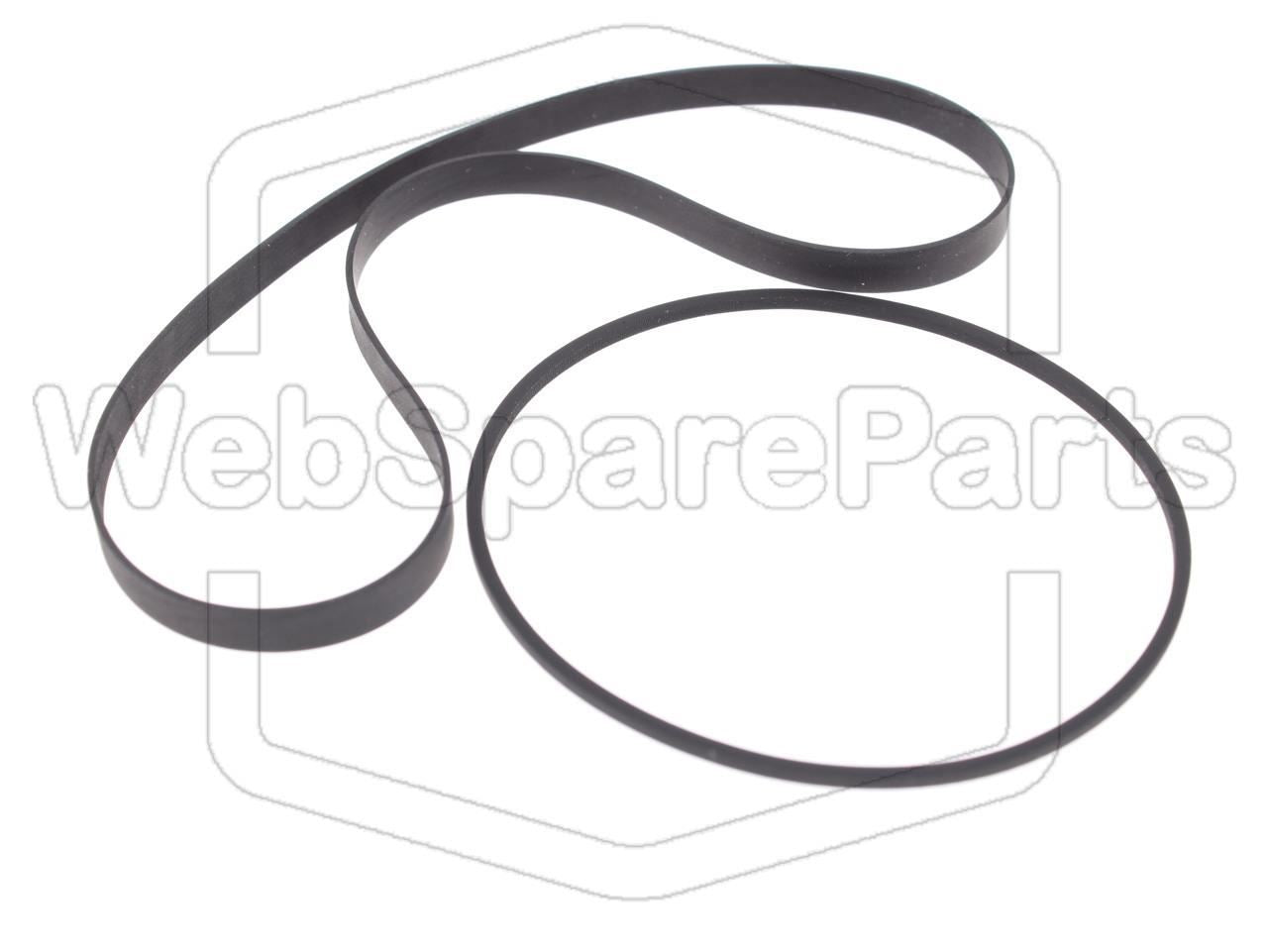 Belt Kit For Stereo Cassette Deck Aiwa FX-100